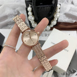 Emporio Armani Gianni T Bar Quartz Rose Gold Dial Rose Gold Steel Strap Watch For Women - AR11342 Authentic Buy Shop Now