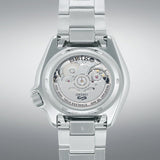 Seiko 5 Sports Double Hurricane Retro Orange Dial Silver Steel Strap Watch For Men - SRPK11K1 Authentic Buy Shop Now