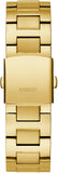 Guess Empire Quartz Black Dial Gold Steel Strap Watch For Men - GW0489G2 Authentic Buy Shop Now