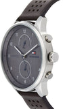 Tommy Hilfiger Chase Quartz Brown Dial Brown Leather Strap Watch for Men - 1791579 Authentic Buy Shop Now