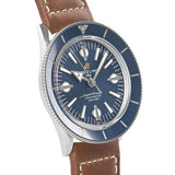 Breitling Superocean Heritage '57 Blue Dial Brown Leather Strap Watch for Men - A10370161C1X1 Authentic Buy Shop Now