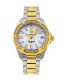 Tag Heuer Aquaracer Diamonds Mother of Pearl Dial Two Tone Steel Strap Watch for Women - WBD1321.BB0320 Authentic Buy Shop Now