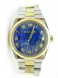 Michael Kors Channing Blue Dial Two Tone Steel Strap Watch For Women - MK5893 Authentic Buy Shop Now
