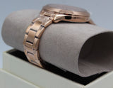 Michael Kors Slim Runway Rose Gold Dial Rose Gold Steel Strap Watch for Women - MK4658 Authentic Buy Shop Now
