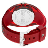 Gucci Sync XXL Quartz Red Dial Red Rubber Strap Unisex Watch - YA137103 Authentic Buy Shop Now