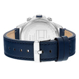 Tommy Hilfiger Lars Chronograph Blue Dial Blue Leather Strap Watch For Men - 1792063 Authentic Buy Shop Now