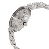 Michael Kors Catelyn Quartz Crystals Silver Dial Silver Steel Strap Watch For Women - MK4675 Authentic Buy Shop Now