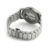 Emporio Armani Meccanico Automatic Skeleton Black Dial Silver Steel Strap Watch For Men - AR60021 Authentic Buy Shop Now