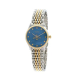 Gucci G Timeless Quartz Blue Dial Two Tone Steel Strap Watch For Women - YA1265029 Authentic Buy Shop Now