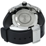 Gucci Dive Quartz Kingsnake Black Dial Black Rubber Strap Watch For Men - YA136217 Authentic Buy Shop Now