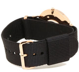 Daniel Wellington Classic Cornwall Black Dial Black Nylon Strap Watch For Women - DW00100148 Authentic Buy Shop Now
