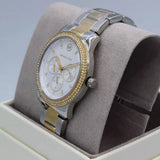 Michael Kors Tibby Multifunction White Dial Two Tone Steel Strap Watch For Women - MK6825 Authentic Buy Shop Now