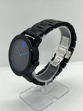 Movado Bold TR90 Black Dial Black Leather Strap Watch For Men - 3600307 Authentic Buy Shop Now