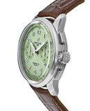 Breitling Premier B09 Chronograph 40 Green Dial Brown Leather Strap Watch for Men - AB0930D31L1P1 Authentic Buy Shop Now