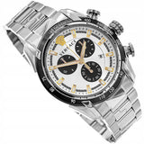 Versace V-Ray Chronograph Quartz Silver Dial Silver Steel Strap Watch For Men - VE2I00321 Authentic Buy Shop Now