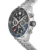 Tag Heuer Carrera Chronograph Blue Dial Silver Steel Strap Watch for Men - CBG2A1Z.BA0658 Authentic Buy Shop Now