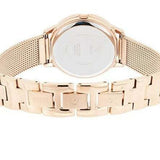 Guess Chelsea Mother of Pearl White Dial Rose Gold Mesh Strap Watch For Women - W0647L2 Authentic Buy Shop Now