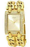 Guess MOD Heavy Metal Diamonds Gold Dial Gold Steel Strap Watch for Women - W0072L1 Authentic Buy Shop Now