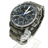 Fossil Goodwin Chrono Analog Black Dial Grey Steel Strap Watch for Men - FS5518 Authentic Buy Shop Now