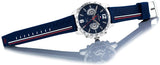 Tommy Hilfiger Decker Blue Dial Blue Rubber Strap Watch for Men - 1791476 Authentic Buy Shop Now