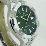 Maurice Lacroix Aikon Automatic Green Dial Silver Steel Strap Watch for Men - AI1807-SS002-630-1 Authentic Buy Shop Now