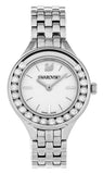 Swarovski Lovely Crystals Mini White Dial Silver Steel Strap Watch for Women - 5242901 Authentic Buy Shop Now