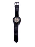 Fossil Grant Sport Automatic Skeleton Black Dial Black Leather Strap Watch for Men - ME3138 Authentic Buy Shop Now