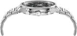 Salvatore Ferragamo Sapphire Chrono Black Dial Silver Steel Strap Watch for Men - SFME00321 Authentic Buy Shop Now