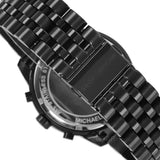 Michael Kors Cunningham Chronograph Black Dial Black Steel Strap Watch For Men - MK8965 Authentic Buy Shop Now