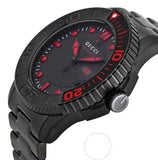 Gucci G Timeless Sport Black Dial Black Steel Strap Watch For Men - YA126230 Authentic Buy Shop Now