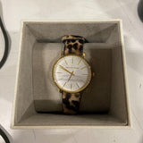 Michael Kors Pyper Three-Hand White Dial Cheetah Print Leather Strap Watch for Women - MK4751 Authentic Buy Shop Now
