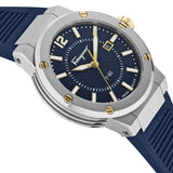 Salvatore Ferragamo F-80 Blue Dial Blue Rubber Strap Watch For Men - SFHY01122 Authentic Buy Shop Now