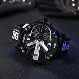 Diesel Mr. Daddy 2.0 Quartz Black Dial Black Nylon Strap Watch For Men - DZ7433 Authentic Buy Shop Now