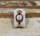 Gucci Horsebit Collection Diamonds Mother of Pearl Dial Rose Gold Steel Strap Watch For Women - YA139508 Authentic Buy Shop Now