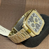 Fossil Inscription Multifunction Black Dial Gold Steel Strap Watch for Men - BQ2656 Authentic Buy Shop Now