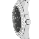 Bulova Crystal Collection Black Dial Silver Steel Strap Watch for Men - 96K102 Authentic Buy Shop Now