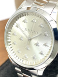 Gucci G Timeless Quartz Silver Dial Silver Steel Strap Watch for Men - YA1265031 Authentic Buy Shop Now