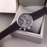 Calvin Klein City Chronograph Black Dial Black Leather Strap Watch for Men - K2G271C1 Authentic Buy Shop Now