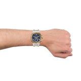 Guess Headliner Multifunction Blue Dial Two Tone Steel Strap Watch For Men - GW0572G4 Authentic Buy Shop Now