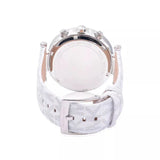 Michael Kors Parker Chronograph White Dial White Leather Strap Watch For Women - MK7226 Authentic Buy Shop Now