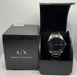 Armani Exchange Nico Analog Black Dial Silver Steel Strap Watch For Men - AX2320 Authentic Buy Shop Now