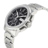 Gucci G Chrono Black Dial Silver Steel Strap Watch For Men - YA101204 Authentic Buy Shop Now