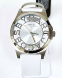 Marc Jacobs Henry Skeleton White Dial White Leather Strap Watch for Women - MBM1241 Authentic Buy Shop Now