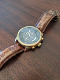 Guess Analog Chronograph Brown Dial Brown Leather Strap Watch For Men - W14052G2 Authentic Buy Shop Now