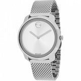 Movado Bold Silver Dial Silver Mesh Bracelet Watch For Women - 3600241 Authentic Buy Shop Now