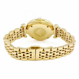 Emporio Armani Gianni T Bar White Mother of Pearl Dial Gold Steel Strap Watch For Women - AR1907 Authentic Buy Shop Now