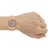 Fossil Rye Automatic Skeleton Rose Gold Dial Rose Gold Steel Strap Watch for Women - BQ3754 Authentic Buy Shop Now