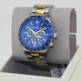 Michael Kors Layton Chronograph Blue Dial Two Tone Steel Strap Watch For Men - MK8825 Authentic Buy Shop Now