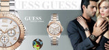 Guess BFF Multifunction Silver Dial Two Tone Steel Strap Watch for Women - W0231L5 Authentic Buy Shop Now