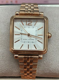 Marc Jacobs Vic Silver Dial Gold Steel Strap Watch for Women - MJ3462 Authentic Buy Shop Now
